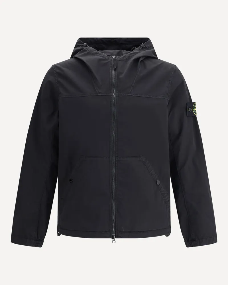Stone Island Cotton Jacket Male Black