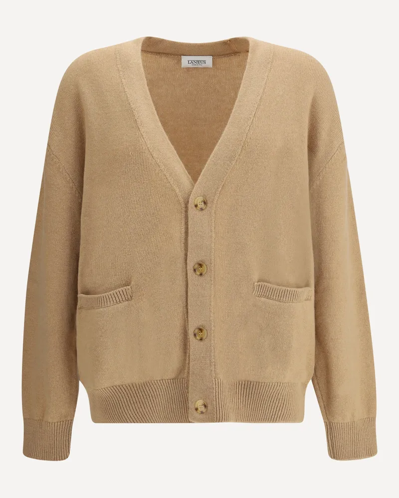 Laneus Oversized Cardigan Male Beige