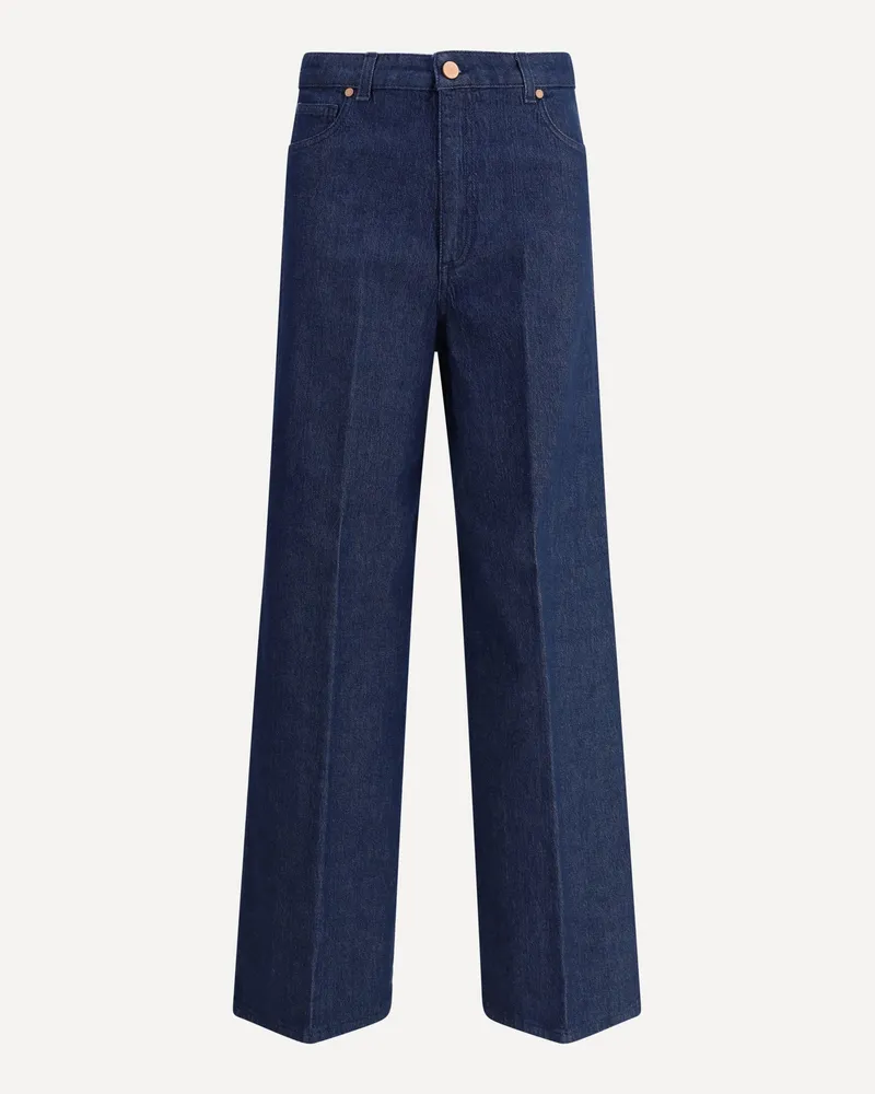 CRUNA Wide leg Jeans Female Blue