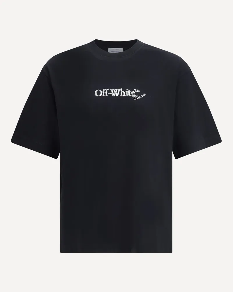OFF-WHITE Scribble Arrow Skate Logo T-Shirt Male Black