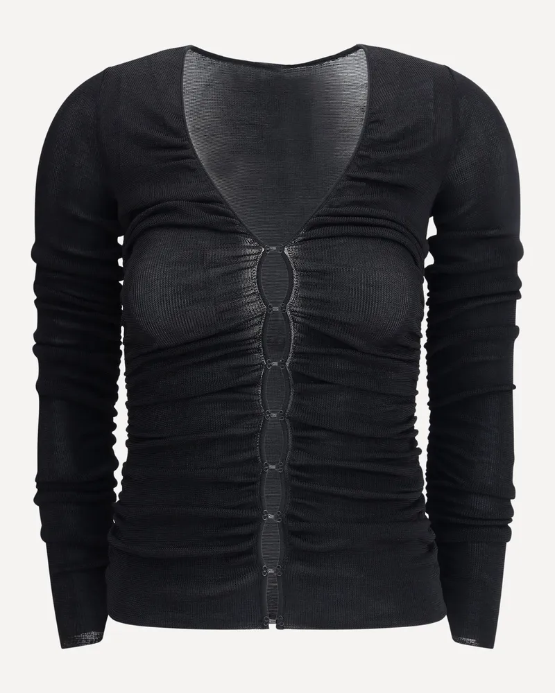 Self-Portrait Knit Top Female Black