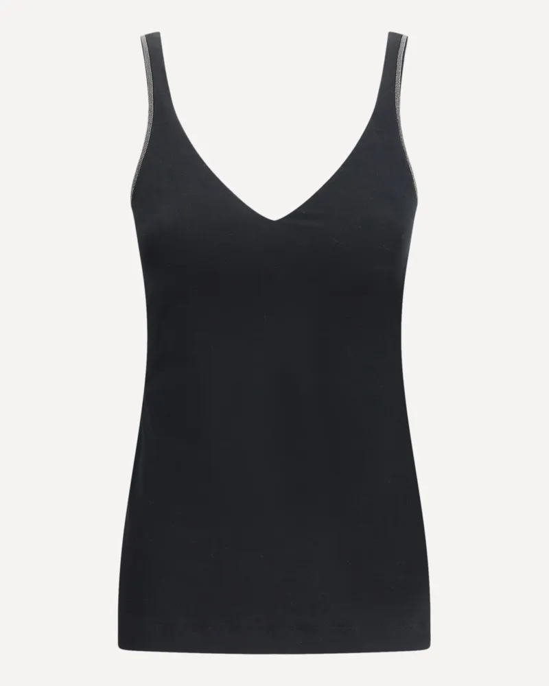 Brunello Cucinelli Top with embellishments Female Black