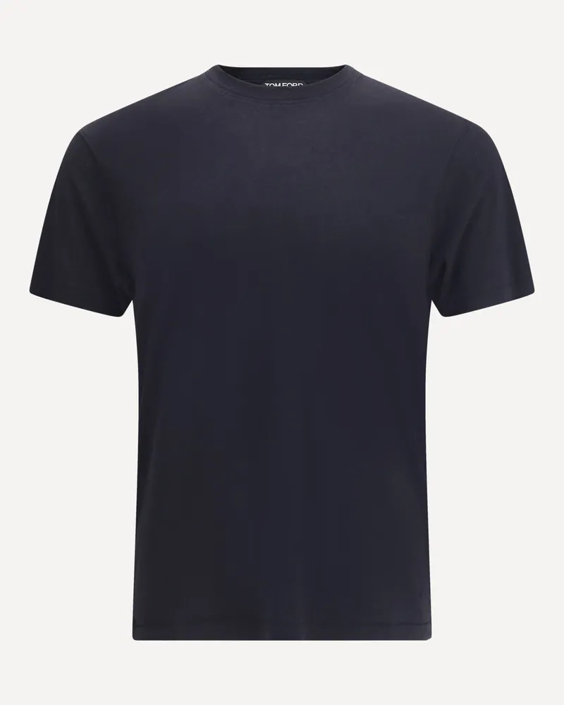 Tom Ford Cotton T-Shirt Male Black