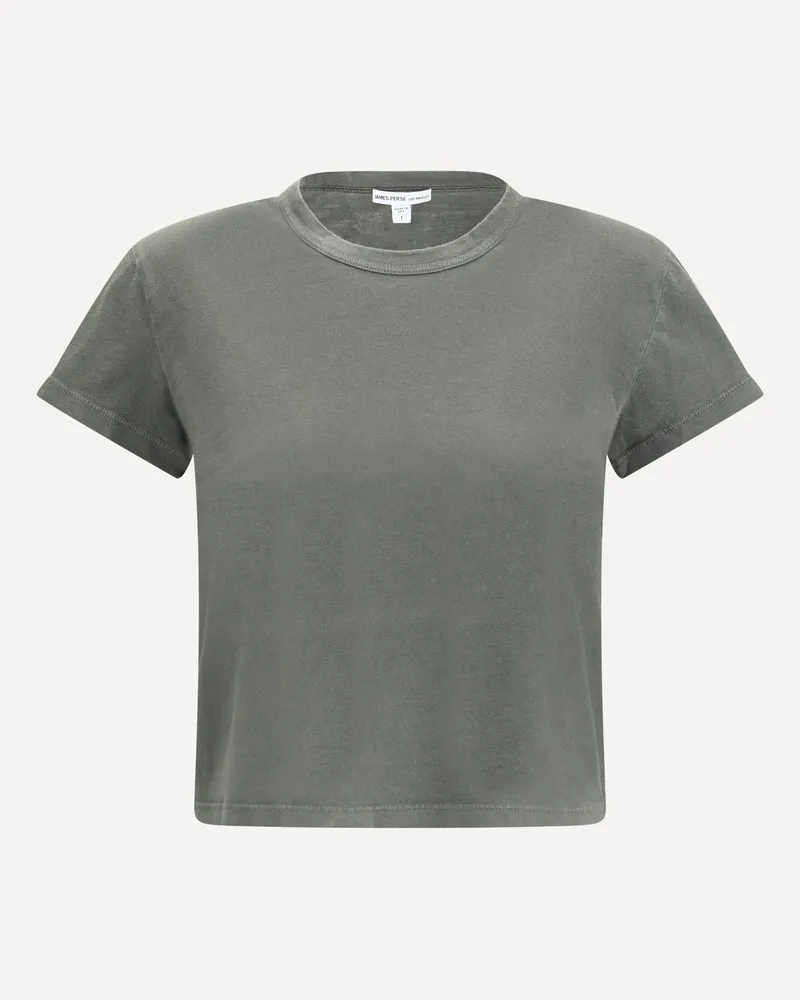 James Perse Shrunken T-Shirt Female Green