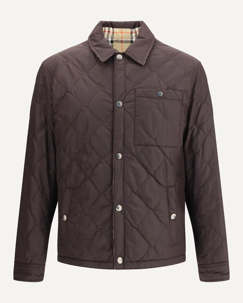 Burberry Reversible quilted Jacket Male Brown