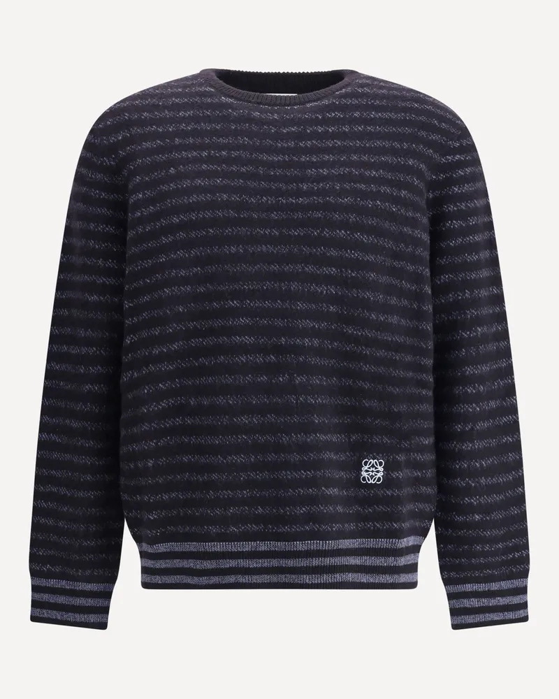 Loewe Wool Sweater Male Blue