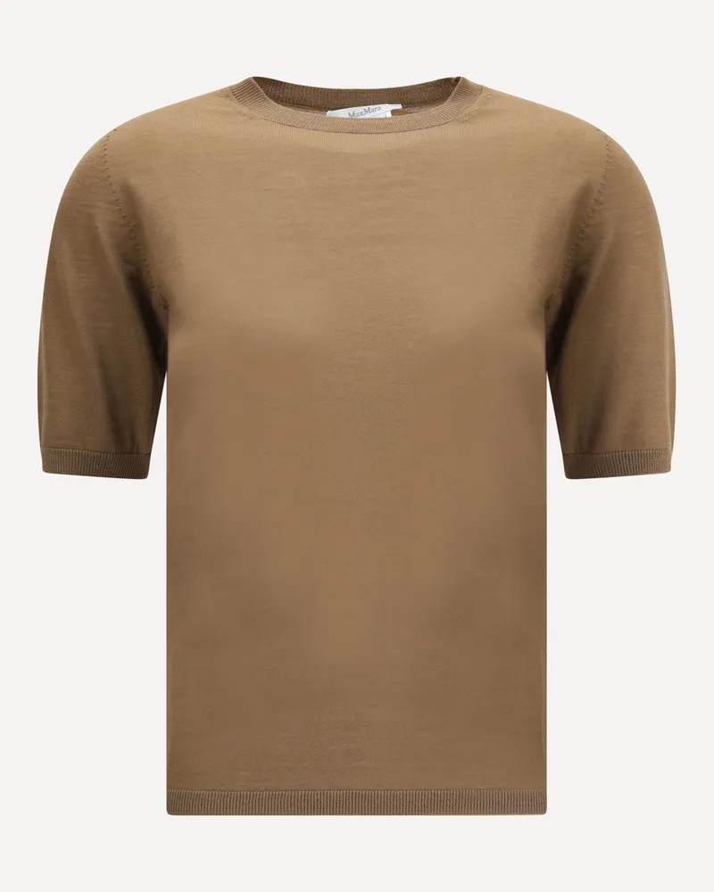 Max Mara Gerico Knit Top Female Brown
