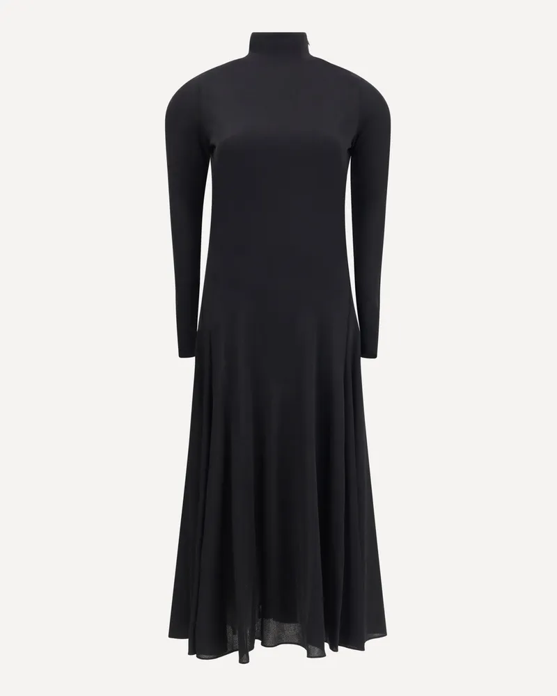 Alaïa Fluid Jersey Heart Dress Female Black