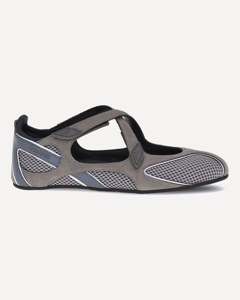 ATTICO Nomad Ballerinas Female Grey