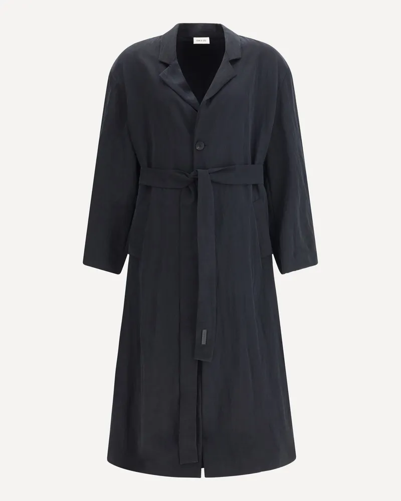 Fear of God Lyocell-blend Trench Coat Male Black