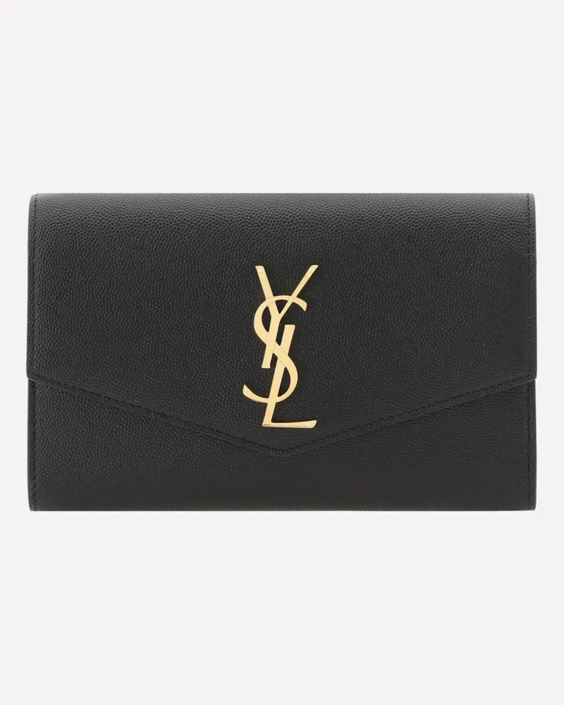 Saint Laurent Chain Wallet Female Black