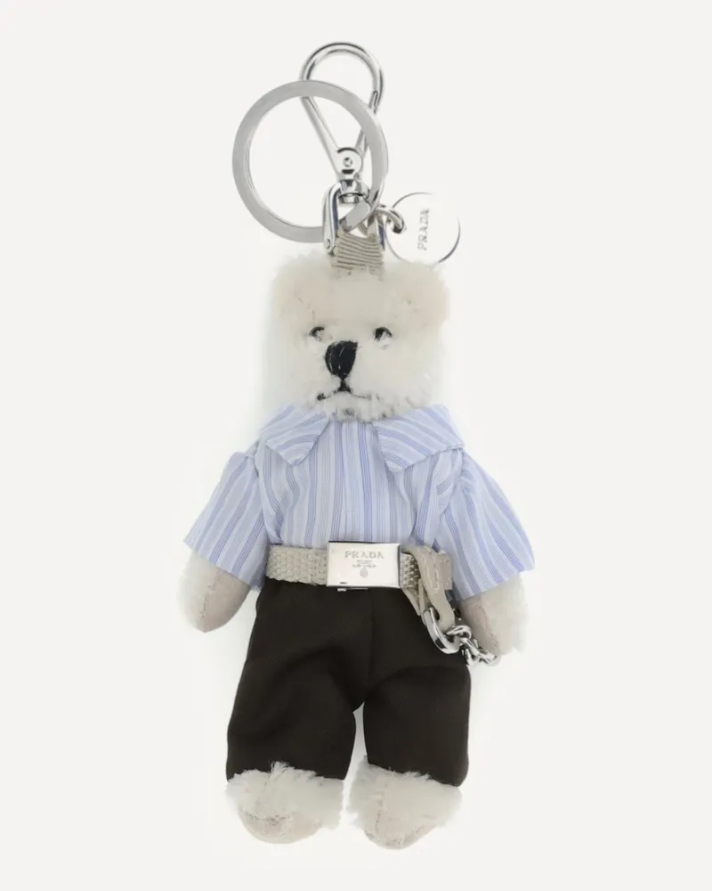 Prada Teddy Keychain Male Multicolour