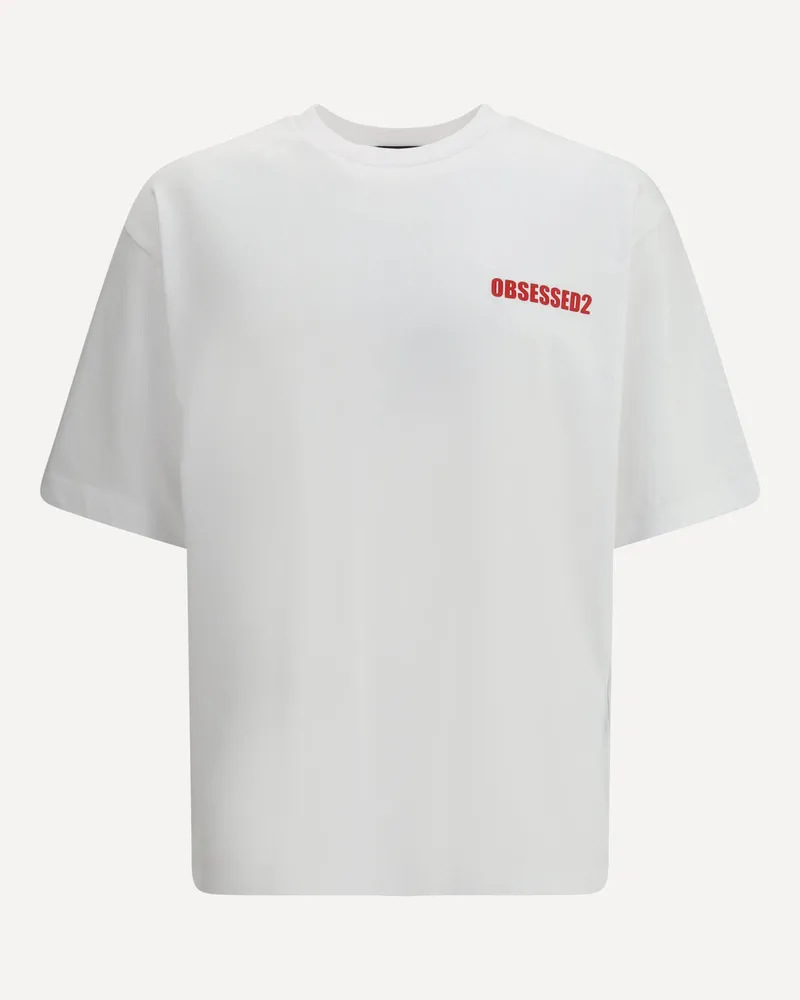 Dsquared2 Cotton T-Shirt Male White