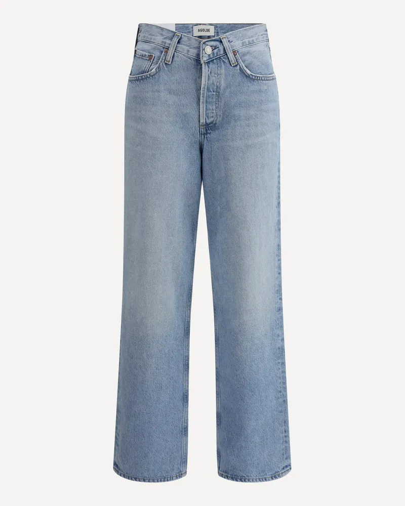 AGOLDE V-waist baggy Jeans Female Light