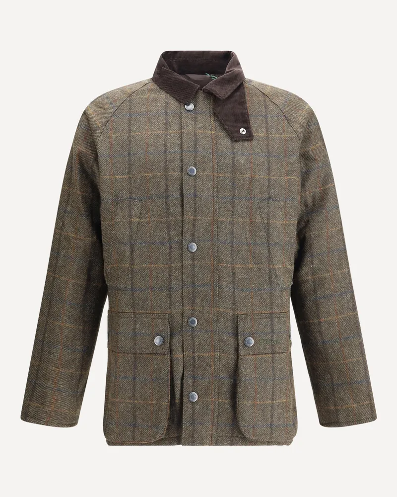 Barbour Bedale Check Jacket Male Green