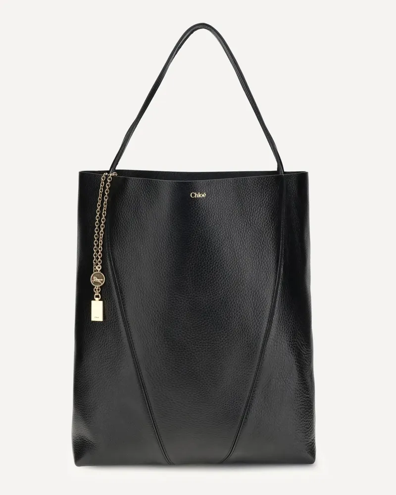 Chloé Spin Large Tote Bag Female Black