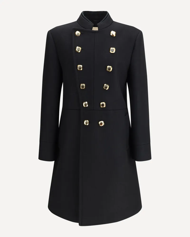 Valentino Garavani Double-breasted wool double Coat Male Black