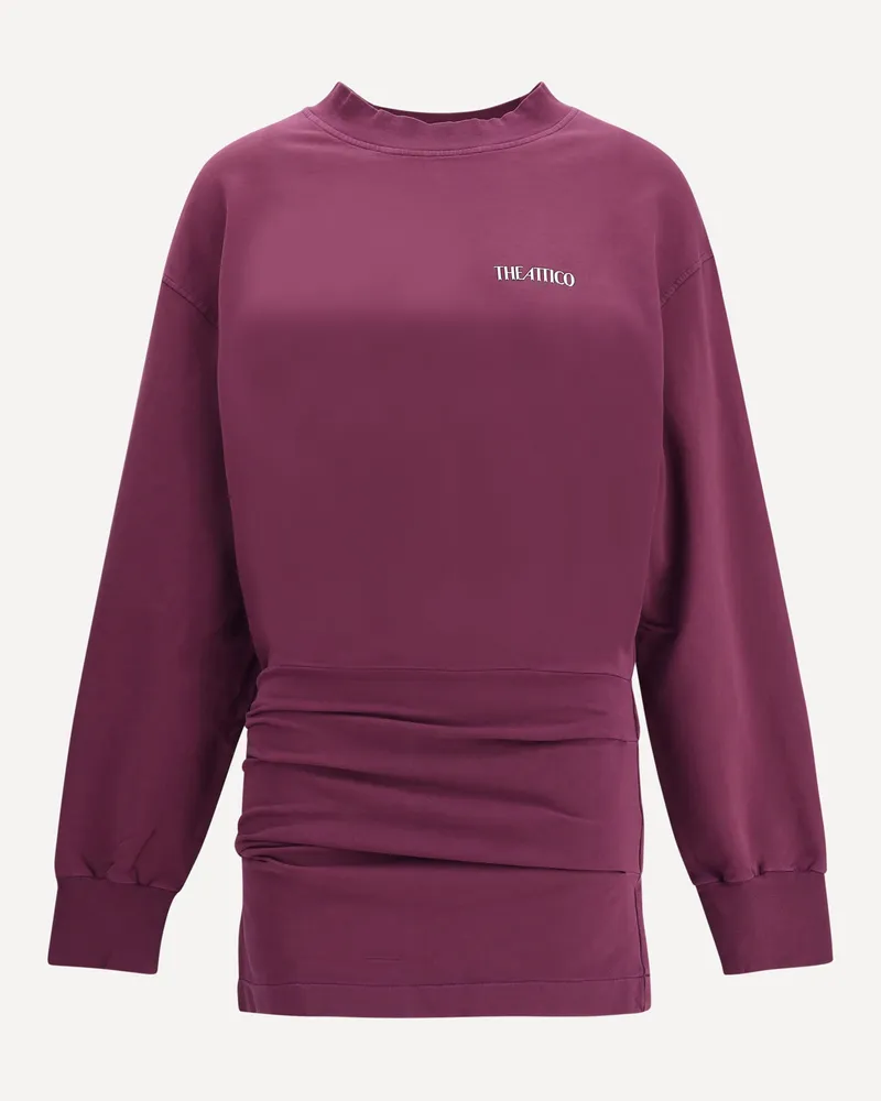 ATTICO Mini cotton Dress Female Purple