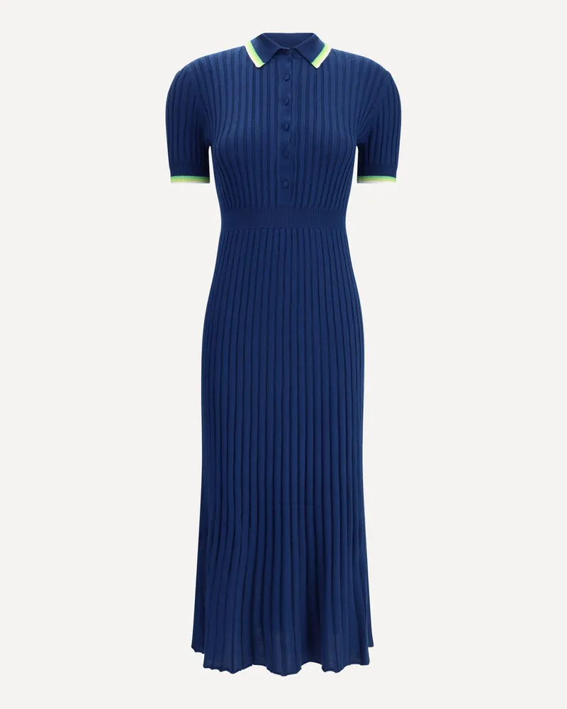 Gabriela Hearst Eyot Wool Dress Female Blue