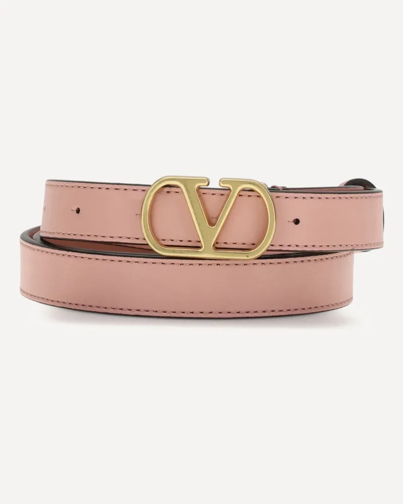Valentino Garavani VLogo Belt Female Pink