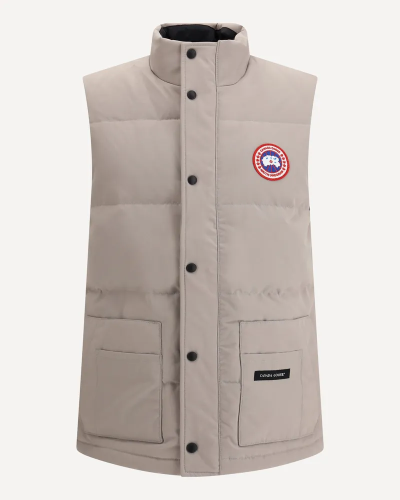 Canada Goose Zipped Freestyle Crew Vest Male Beige