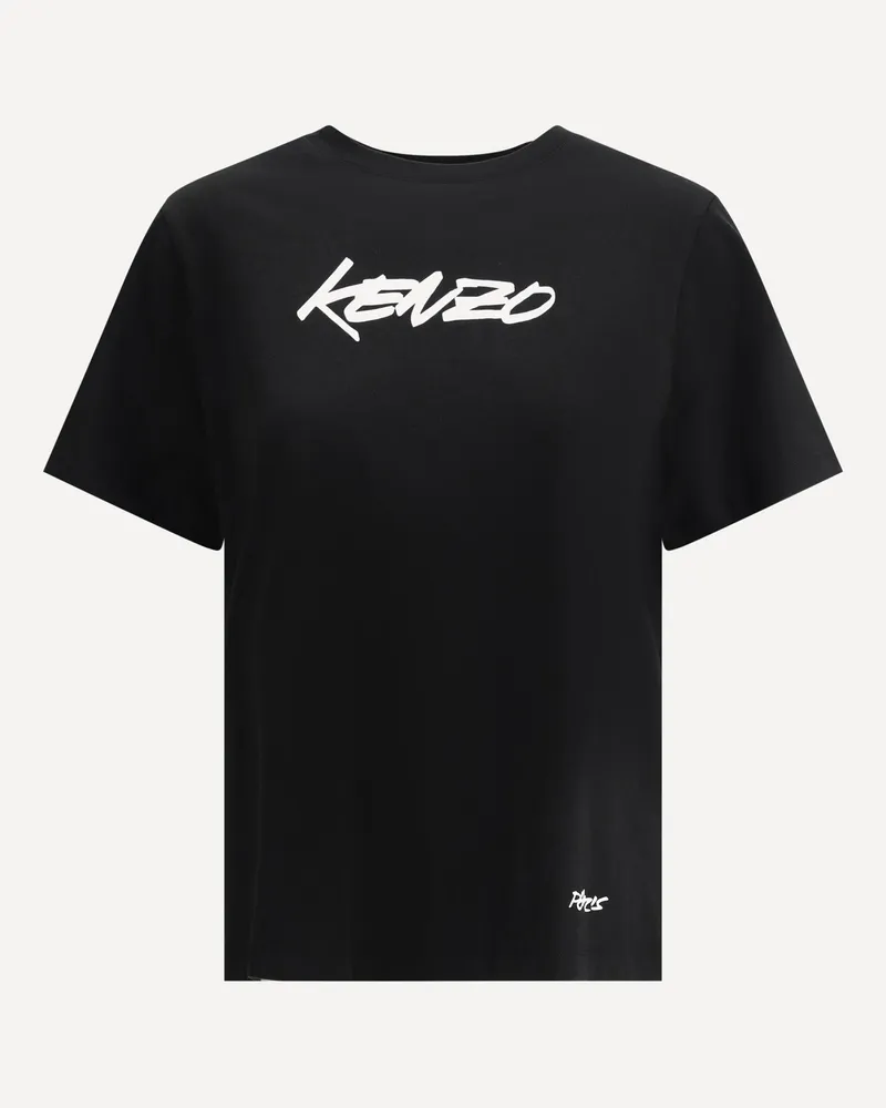 Kenzo Cotton T-Shirt Female Black