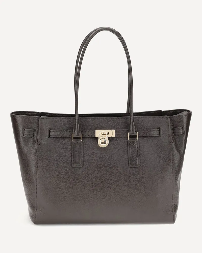 Michael Kors Hamilton Moderne large Tote Bag Female Brown