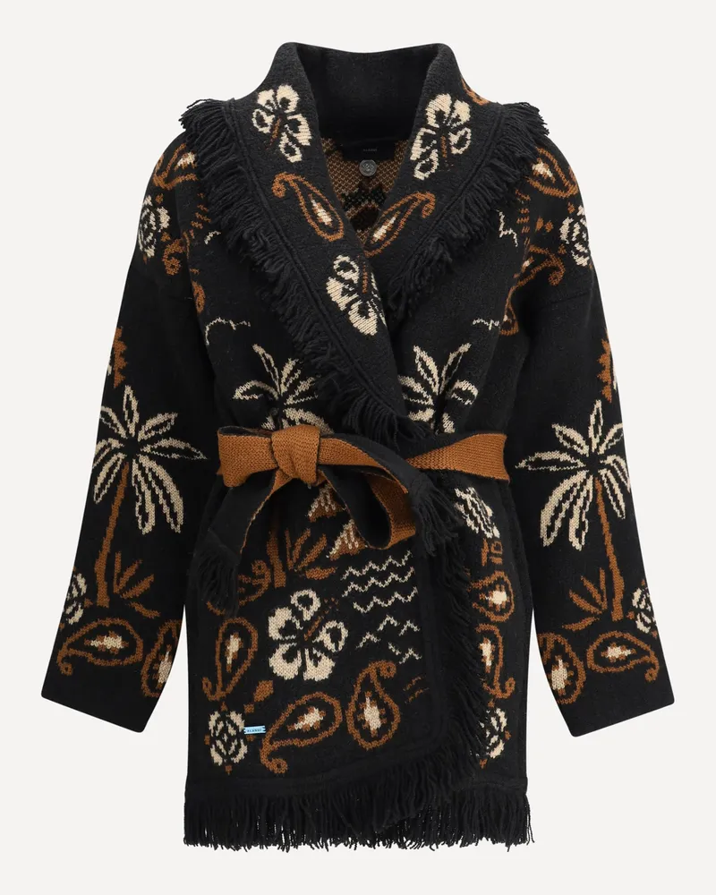 Alanui Glimpse of Eden Cardigan Female Black