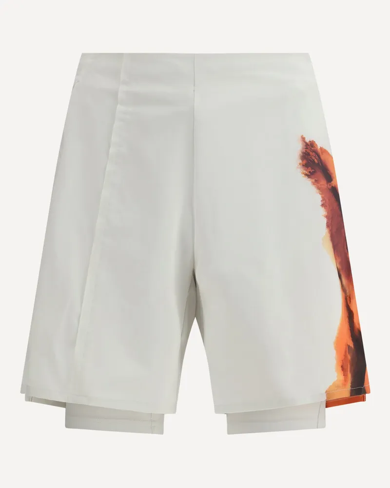 Y-3 Tennis Shorts and Leggings Set Male White