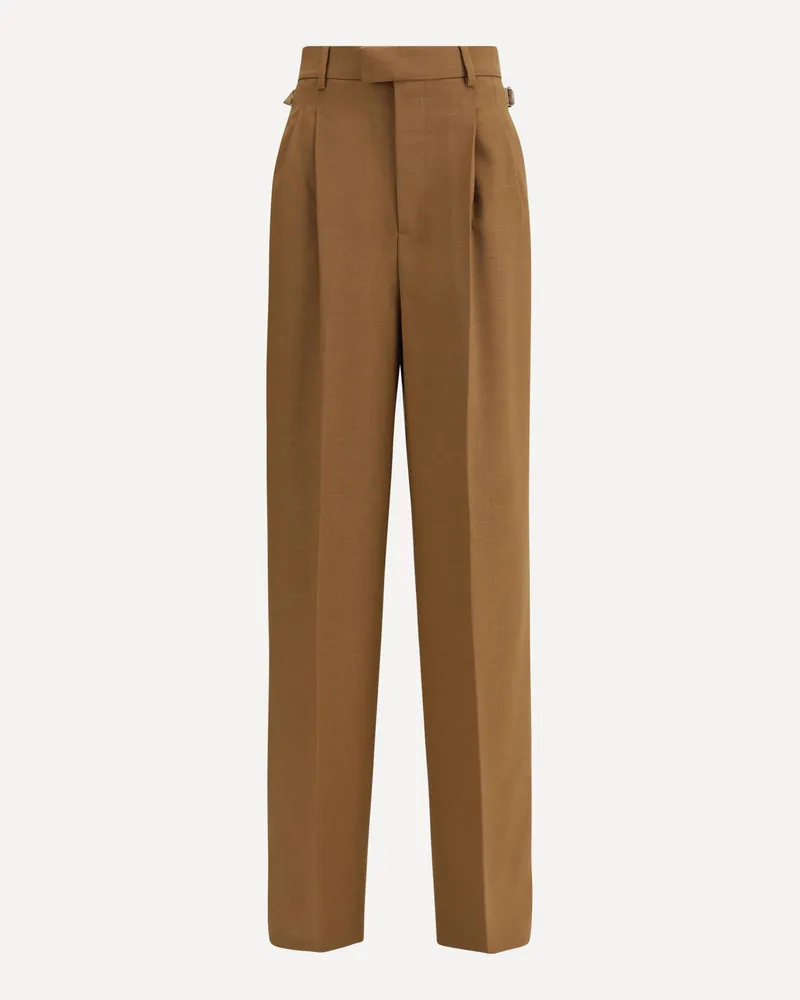 AMI Paris High-waist trousers Female Brown
