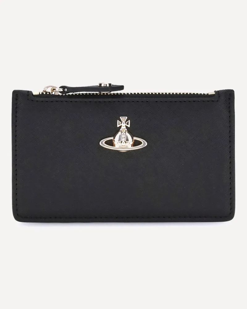 Vivienne Westwood Orbit Card Holder Female Black