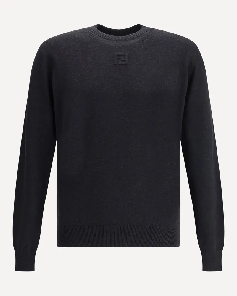 Fendi Wool Sweater Male Black
