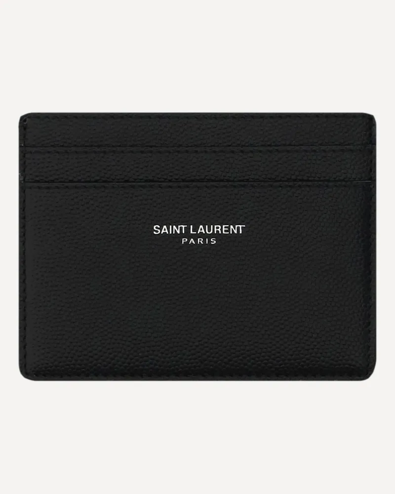 Saint Laurent Credit Card Holder Male Black