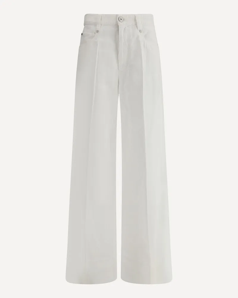 Brunello Cucinelli Wide-leg Jeans Female White