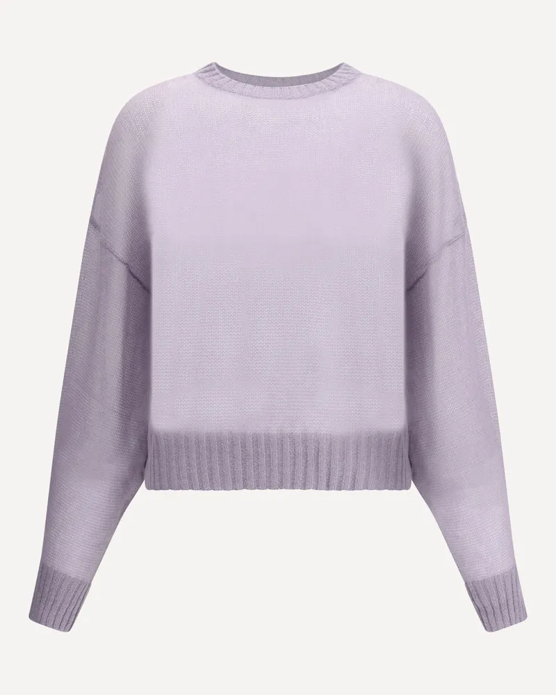 Brunello Cucinelli Wool mohair Sweater Female Lilac