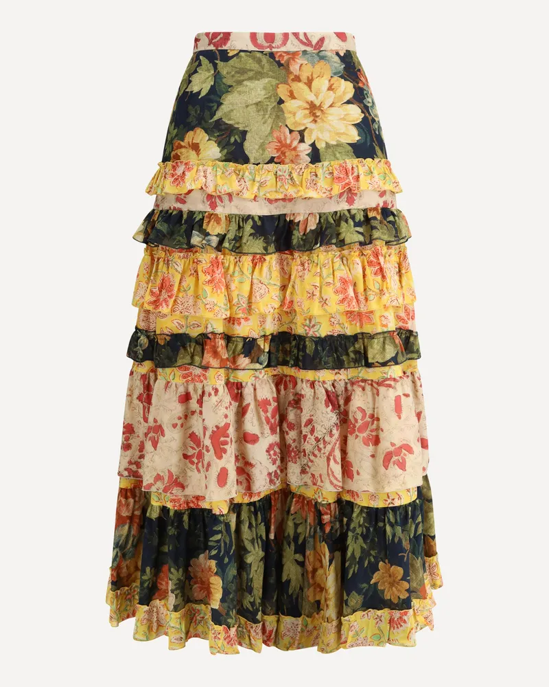 Valentino Garavani Long flounce Skirt Female Multicolour