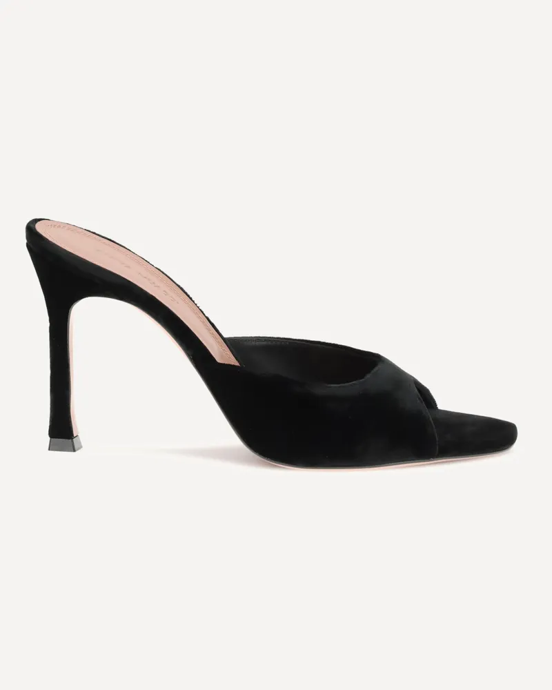 Amina Muaddi Alexa slipper Sandals Female Black