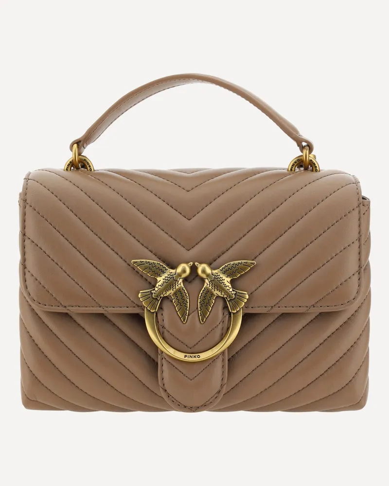 Pinko Love Lady Mini Handbag Female Brown