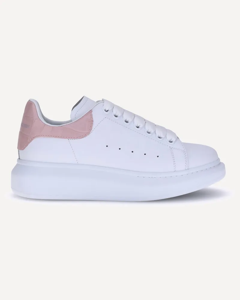 Alexander McQueen Leather Sneakers Female White