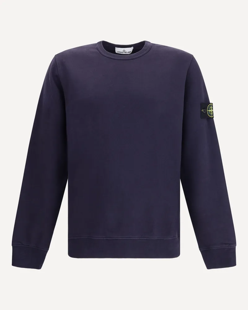 Stone Island Logoed Sweatshirt Male Blue