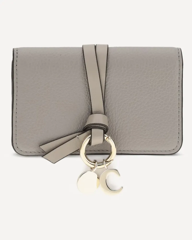 Chloé Alphabet Wallet Female Grey