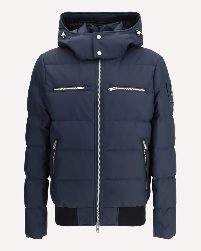 Moose Knuckles Cloud Bomber Neoshear down Jacket Male Blue