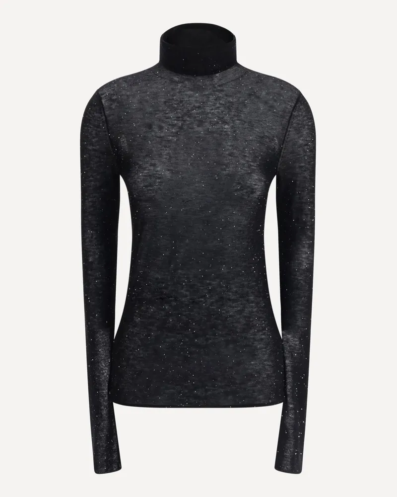 Pinko Long-sleeved turtleneck Top Female Gold