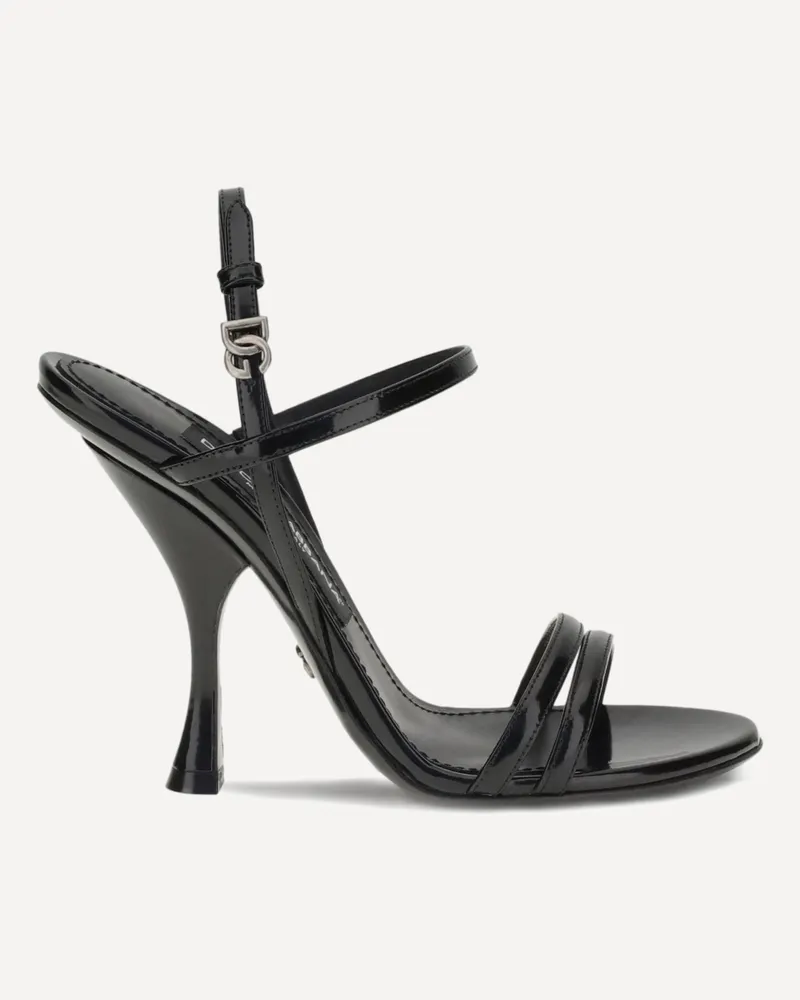 Dolce & Gabbana Keira leather Sandals Female Black