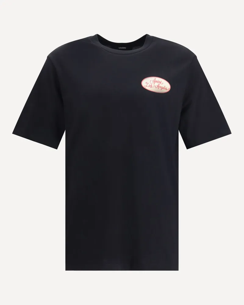 Amiri Station Patch T-Shirt Male Black