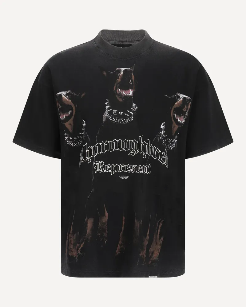 REPRESENT Maxi print T-Shirt Male Black