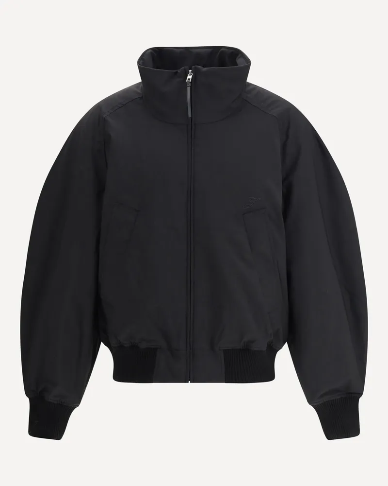 Jacquemus Aéro bomber Jacket with raised collar Male Black