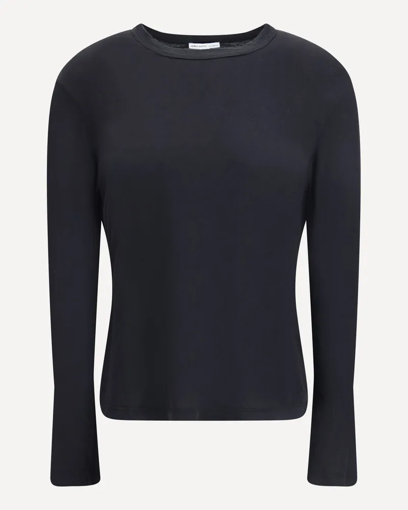 James Perse Cotton long sleeve Sweater Female Black