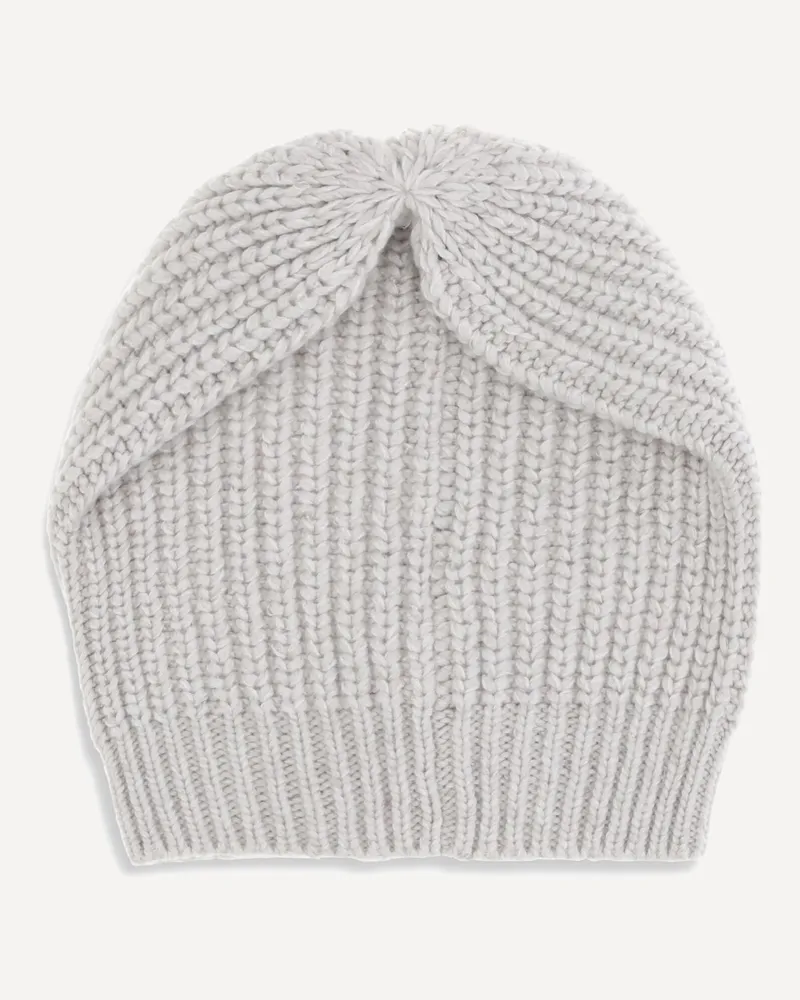 Brunello Cucinelli Cashmere Beanie Hat Female Grey
