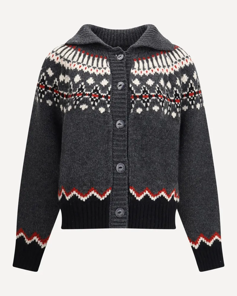Alanui Sweet Winter virgin wool Sweater Female Grey